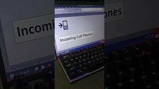 Incoming Call Phones #Msword #Asmr #Gaming #Tech #RGBkeyboard