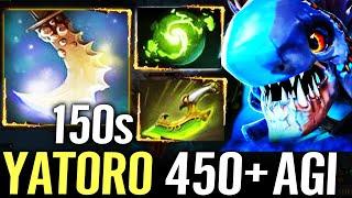  450+ AGI YATORO SLARK Refresher — Radiance + Swift Blink 100% Unstoppable Monster Dota 2 Pro