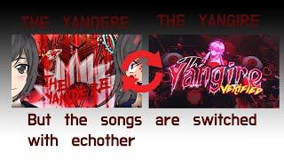 THE YANDERE & THE YANGIRE Songs Switched (Geometry Dash 2.2)