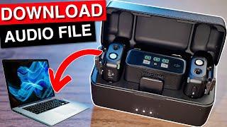 How to correctly download audio files from DJI Mic