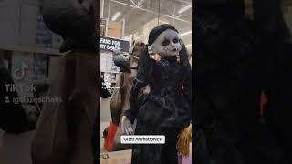 Giant Animatronics Home Depot please subscribe #homedepot #halloween  #spooky #horror