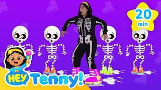 Chumbala Cachumbala and more! | Halloween Nursery Rhymes | Hey Tenny!