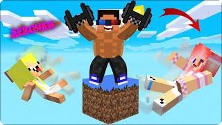 ОДИН БЛОК НО Только ДЛЯ МАЛЬЧИКОВ! Нубик Шеди Леска Майнкрафт! Minecraft