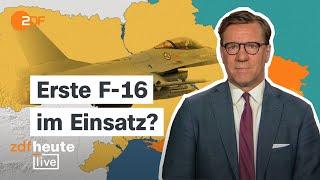 F-16-Kampfjets für die Ukraine: Wie können sie die Lage an der Front verändern? | ZDFheute live