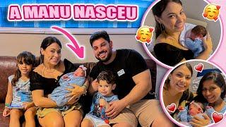 A MANU NASCEU! FOMOS CONHECER A NOVA BEBÊ DA FAMÍLIA * Emocionante | Kathy Castricini