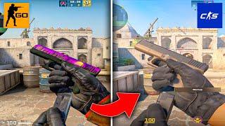 All pistols in CS:GO VS Counter-Strike 2