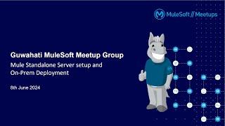 Guwahati Virtual Meetup: Mule Standalone Server setup and On-Prem Deployment