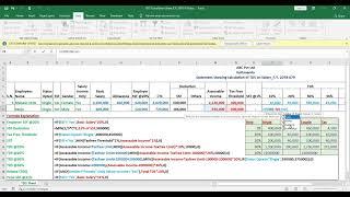 Calculation of Salary Tax automatically as per Income Tax Act of Nepal applicable for F.Y. 2078/079