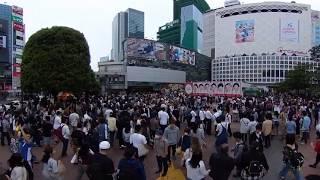 【360 VR 4K 】Shibuya Crossing In Tokyo | Pedestrian Scramble