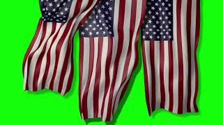 USA Greenscreen Flag for OBS or any Video Editor