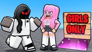 I Went UNDERCOVER In A GIRLS ONLY Tournament.. (Roblox Blade Ball)