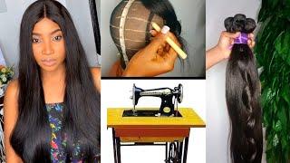 BEGINNER FRIENDLY STEP BY STEP WIG MAKING WITH SEWING MACHINE