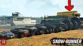 SnowRunner: small, medium, Large, Huge, MASSIVE!! (NEW, LARGEST TRUCK IN GAME!)