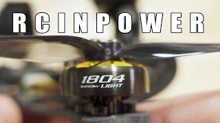 Use RCINPOWER 1804 motors instead of 1404 motors 