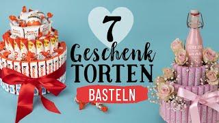 Schokoriegel-Torte zum Geburtstag basteln  Geschenke selber machen