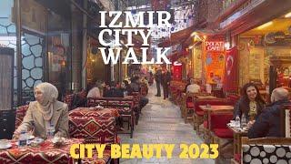 Izmir city walking trough all city beauty_2023 virtual walking