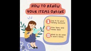 How to renew items online at Rogers Public Library