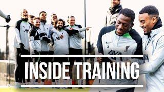 Boss Goals, Big Saves & Forfeits! | Inside Training | Liverpool FC