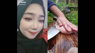 Lagi viral || reaksi cewek melihat cara memasak dada ayam mirip anu#bikin ngilu#