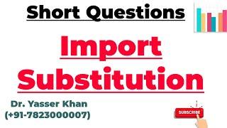 Import Substitution