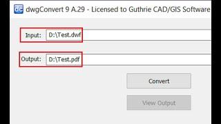 DWF to PDF Converter - QUICK and EASY