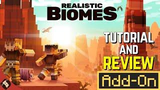 Realistic Biomes: BEDROCK Can Do THIS?!?! | Minecraft Bedrock Marketplace Add-on