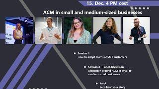 ACM Teams Europe with focus on ACM at SMB Customers