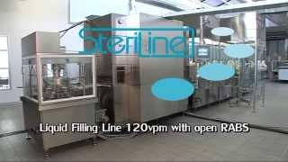 Liquid Filling Line 120vpm  with open RABS