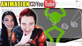 ANIMATION VS YOUTUBE | LO MEJOR QUE HE VISTO EN MUCHO TIEMPO XD