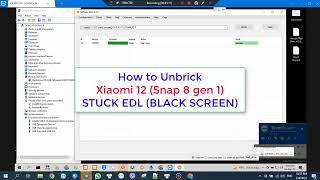 How to Unbrick Xiaomi 12 Stuck EDL (Black screen) | 05/03/2023