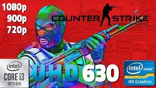 CS GO | Counter Strike Global Offensive test on i3 10100 with Intel UHD 630 | i3 10100 + 16 GB RAM