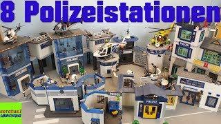 8 Playmobil Polizeistationen Sammlung seratus1 unboxing