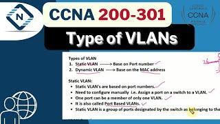 Free CCNA (NEW) | Type of VLANs | Day 20 | CCNA 200-301 Complete Course