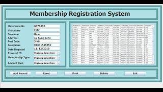 How to Create a Registration Systems Using JTable in Java Eclipse - Full Tutorial