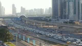 Car accident causes traffic jam on Shaikh Zayed Road