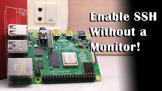 How to enable SSH on Raspberry Pi without a Monitor! | Hack!