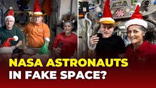 Space or Studio? Sunita Williams’ Christmas Celebration Sparks New Conspiracy Theories