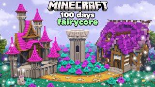 I Spent 100 Days Building a Fairycore Minecraft Kingdom