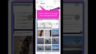 How to Put a Picture on Google Docs From Your Phone - Google Photos