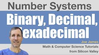 Number Systems - Converting Decimal, Binary and Hexadecimal