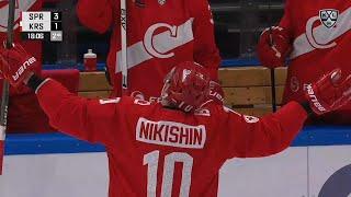 Alexander Nikishin 1st KHL goal