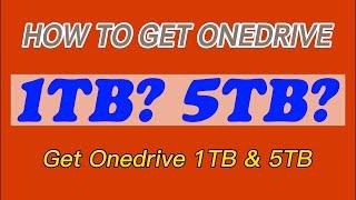 OneDrive 1TB & 5TB lifetime free in 2023 | How to get OneDrive storage for free | OneDrive 5TB