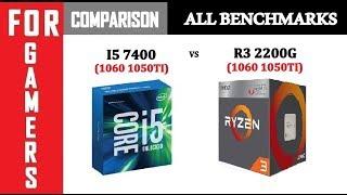 1440P & 1080P | R3 2400G vs I5 7400 | Comparison |