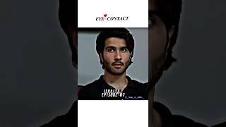 Feroz Khan and hania amir Eye contact song#hale Dil tujhko sunata #love #ytshort #pakistandaran