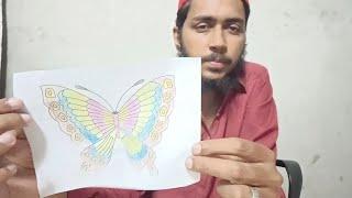 Color the picture of a butterfly with colored pencils - CAREER GYAN