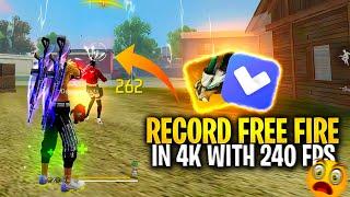 BEST RECORDER FOR FREE FIRE 4K QUALITY WITH 240 FPS II BEST RECORDER FOR LOW END PC 2023