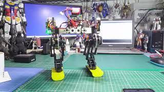 【BLDC】2足歩行ロボット 足上げ歩行【電子工作】