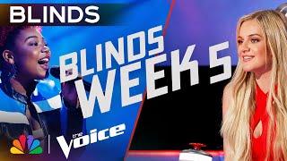 Incredible Blind Auditions from the Final Week | The Voice | NBC