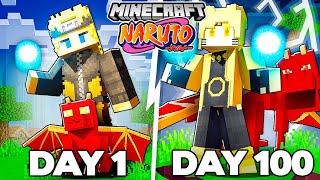 I Survived 100 Days in Naruto Shippuden x Better Minecraft in Hardcore! Here's what happened...