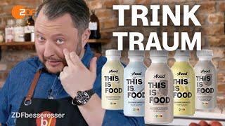 Magere Mahlzeit: Sebastian baut yfood einfach aus Milch nach l Lege packt aus